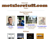 Tablet Screenshot of metzlerstuff.com